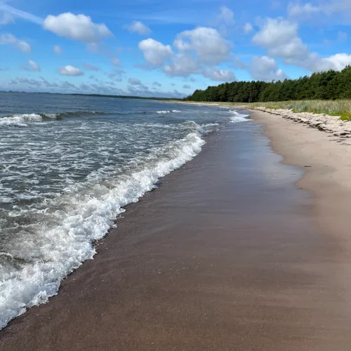Vågor mot stranden