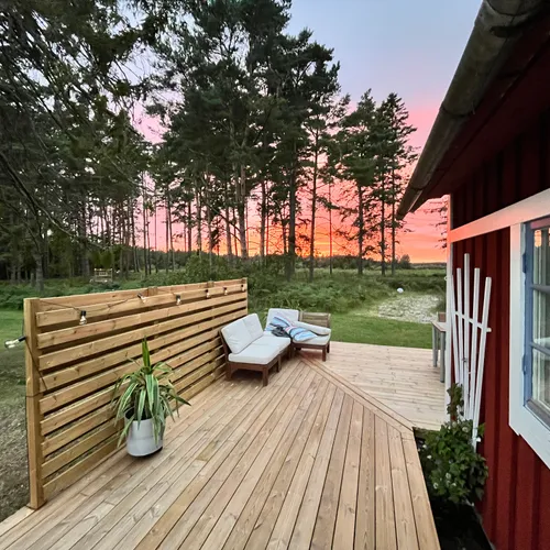 Altanen i solnedgången