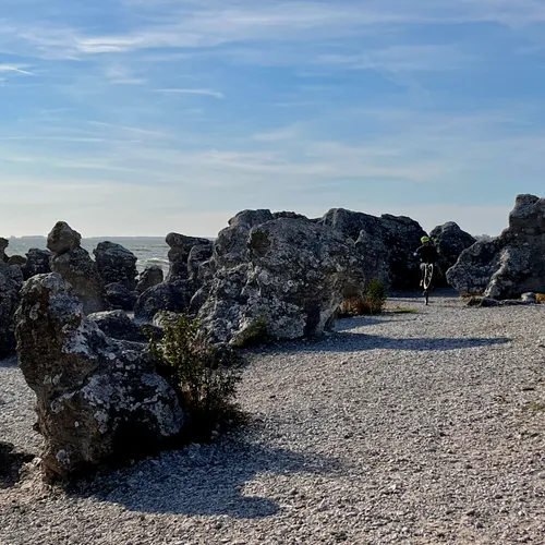 Stenlabyrint på Gotland